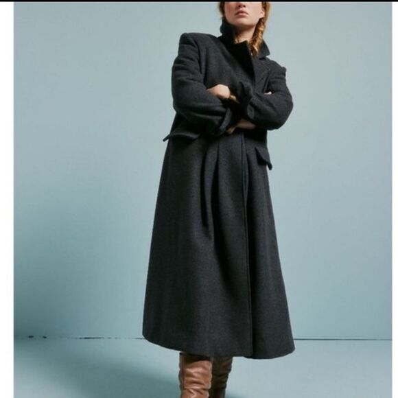 FREE PEOPLE Victoria Coat / Heathered Charcoal - Picture 8 of 10